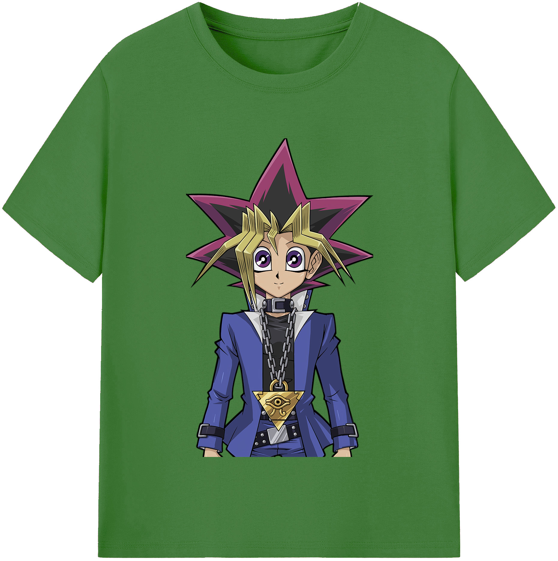 （画像用） 遊☆戯☆王 Yu-Gi-Oh! レディースカジュアルプリントTシャツ（綿100％）